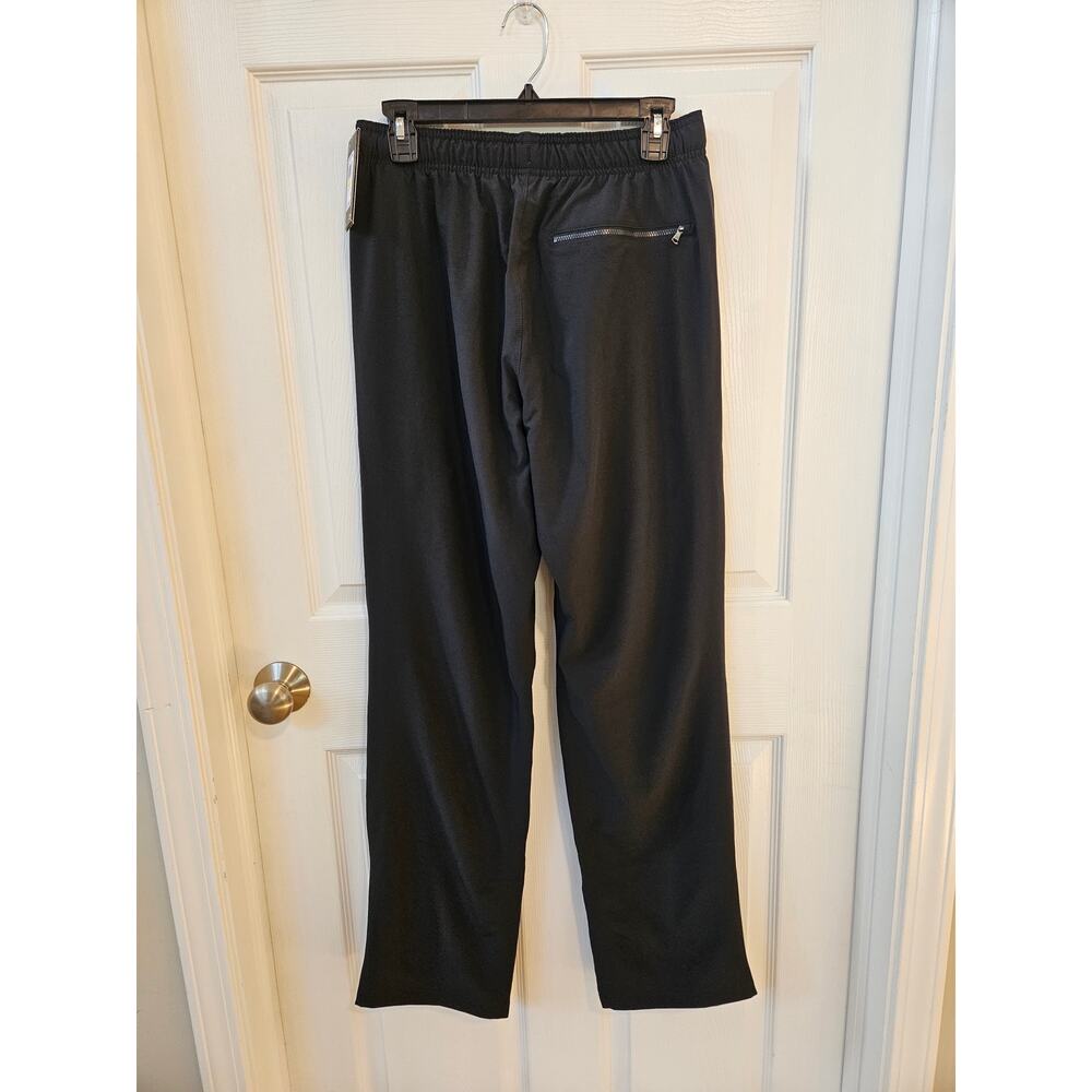 Under Armour Men's Hockey Warm Up Pants Medium Black NWT Ankle Zip - Picture 2 of 12
